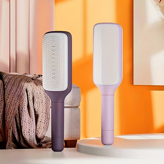 Rotating Self Cleaning Hair Brush